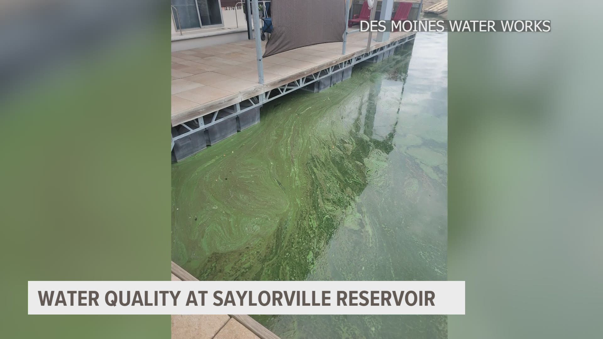 Des Moines Water Works said water quality top of mind at Saylorville Reservoir, after algae is spotted last weekend.