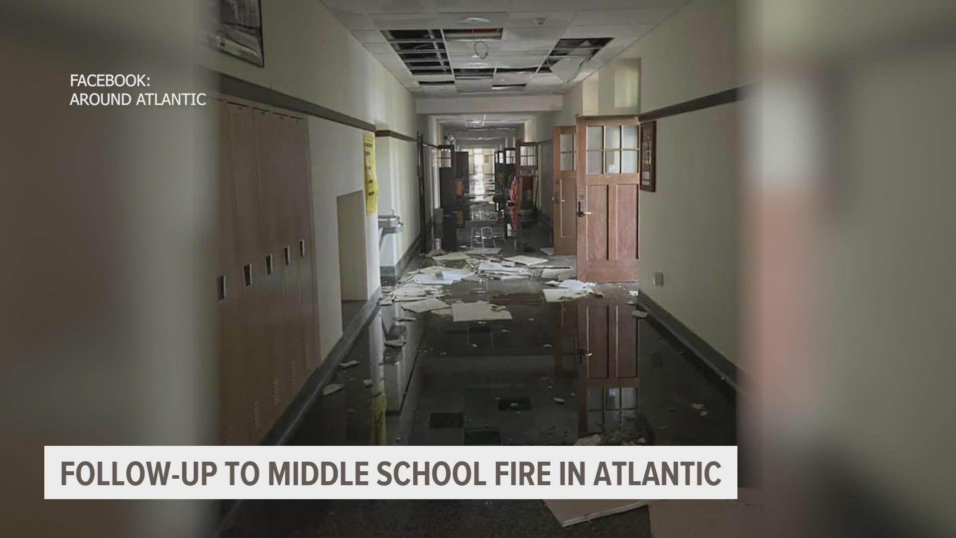 Atlantic Community School District Superintendent Steven Barber said middle school classes will most likely not return to their original building this year.