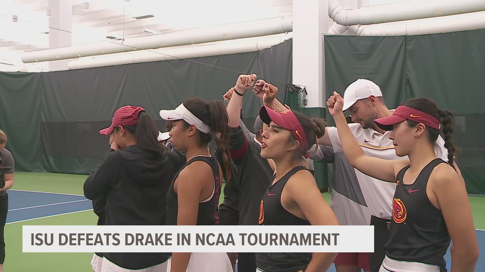 For the first time in school history, Iowa State is hosting the first two rounds of the NCAA women's tennis tournament.