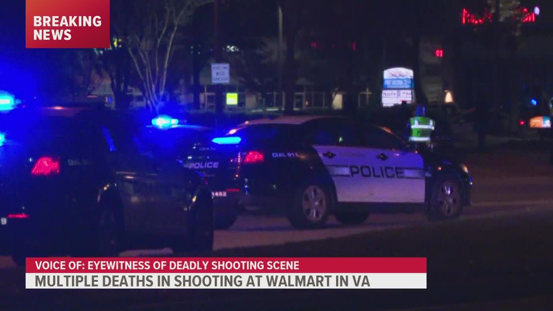 7 dead, including shooter, after Walmart shooting in Chesapeake