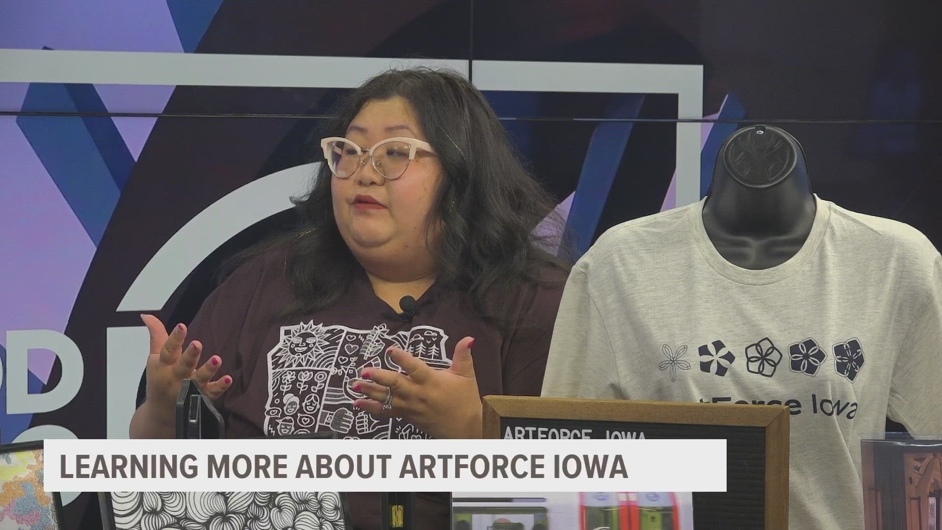 Christine Her, the executive director for ArtForce Iowa, joined Local 5 in studio Wednesday to share the nonprofit's latest developments.