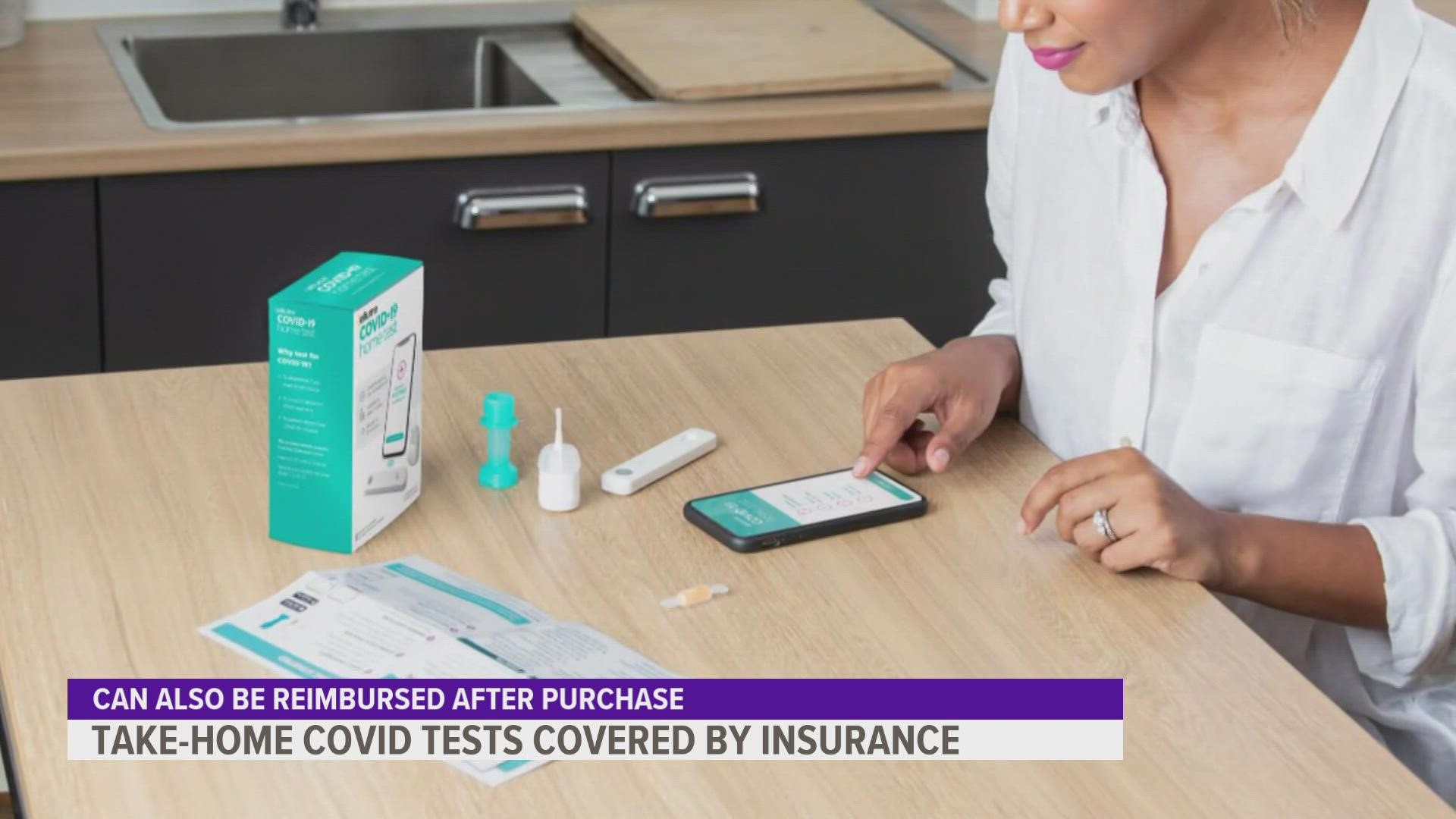 Starting Saturday, private insurers will be required to cover the cost of up to eight at-home rapid tests per month per insured person.