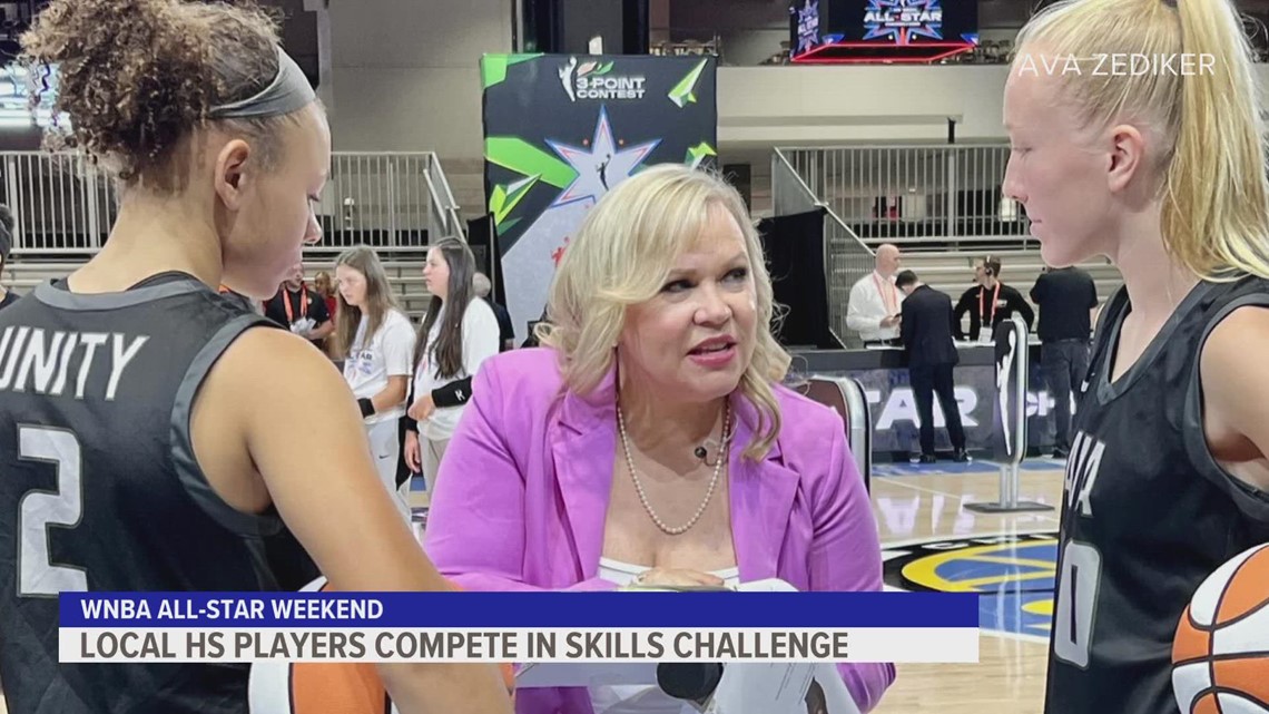 Local high schoolers compete in WNBA Skills Challenge