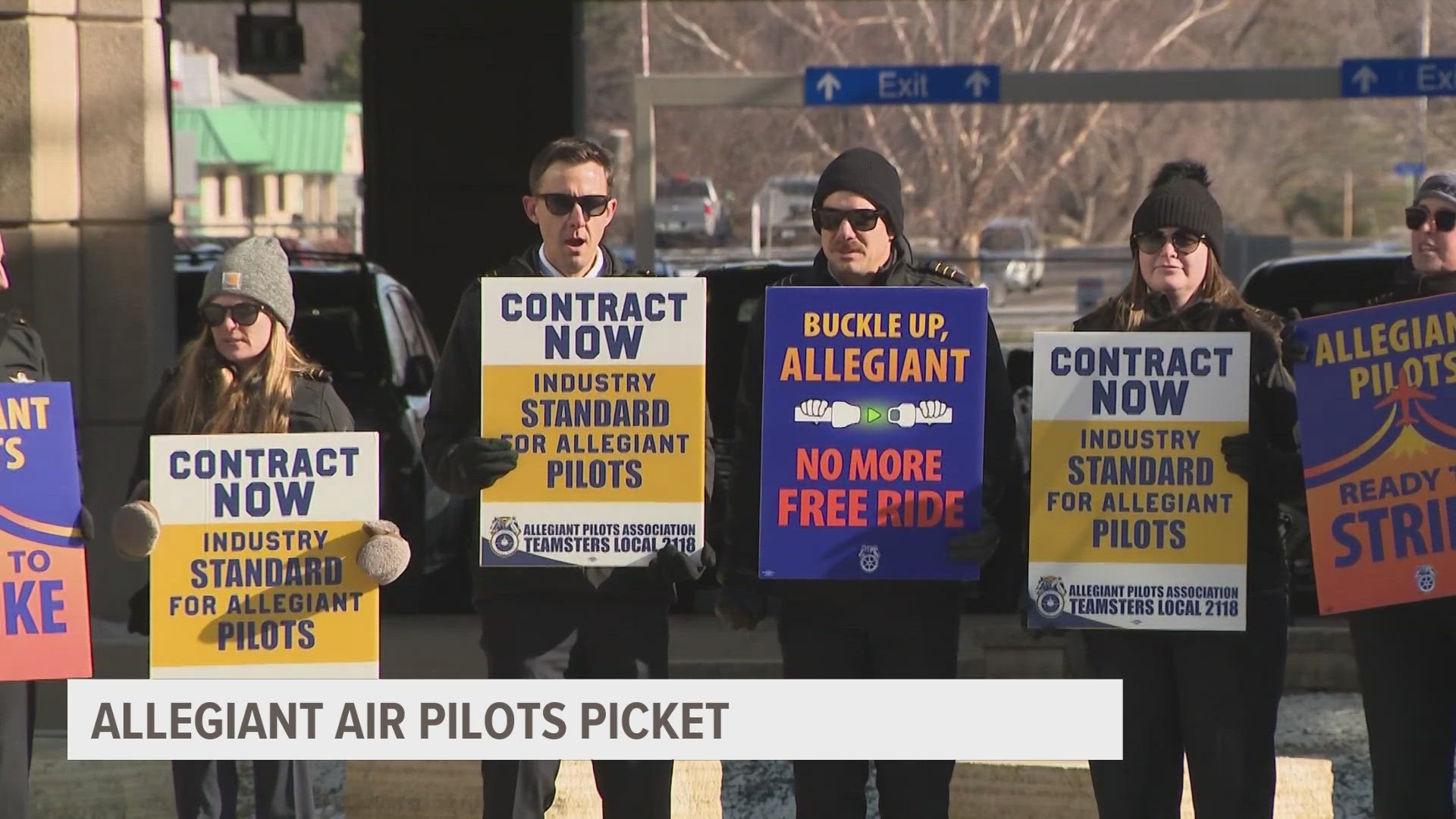 Allegiant Air pilots have been picketing nationwide, with the company's pilots saying their benefits and pay are behind that of their peers on the market.