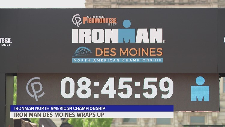 IRONMAN North American Championship wraps up in Des Moines