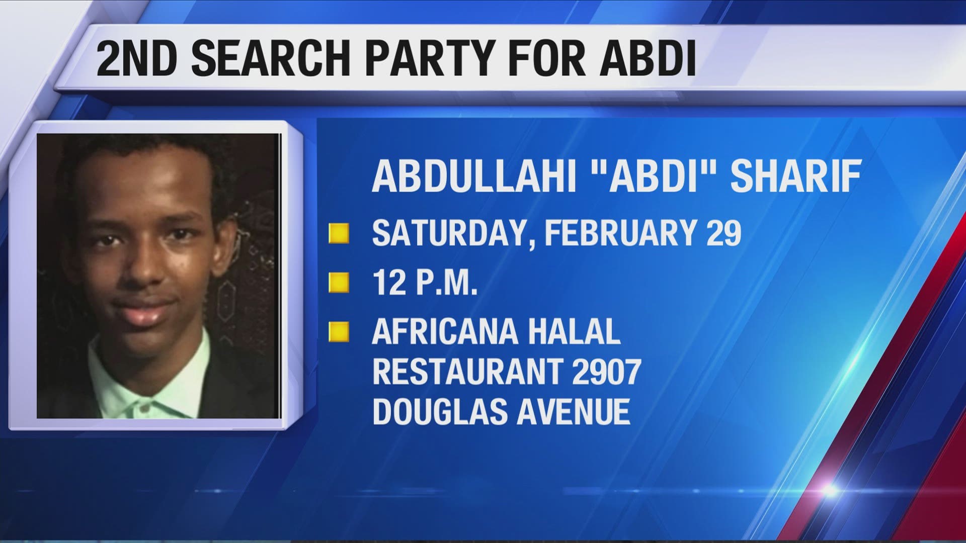 Abdi Sharif has been missing since January 17.