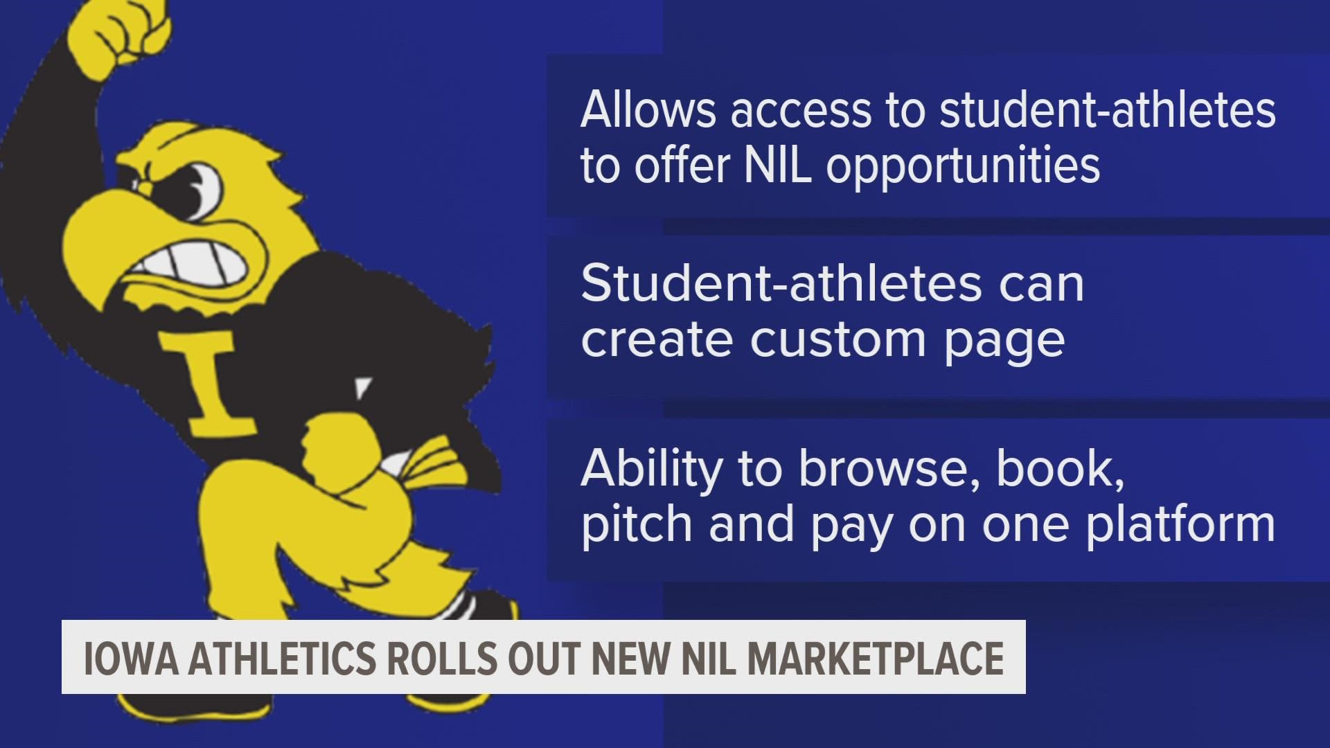 On this platform, student athletes can create their own page where fans, brands and sponsors can book, pitch and pay them for NIL activities.