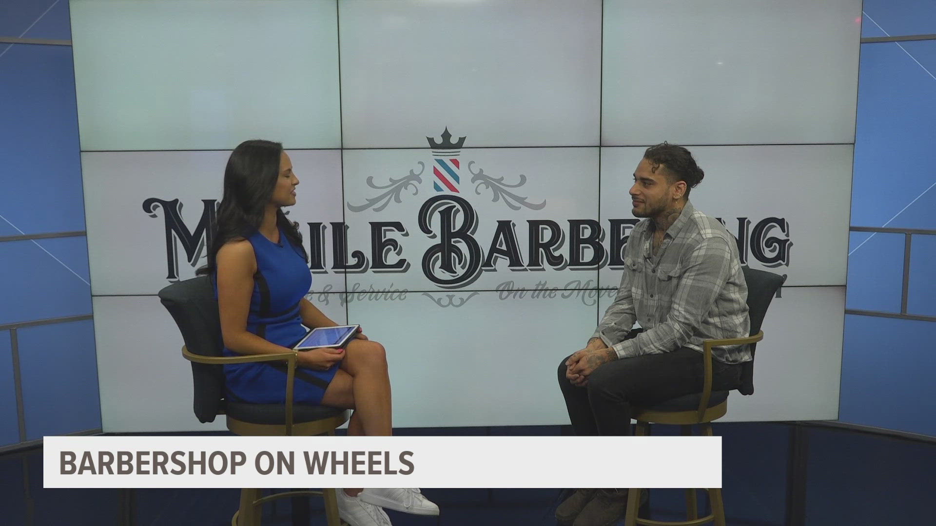 Jake Sahr is the owner and stylist at The Mobile Barbering Co.