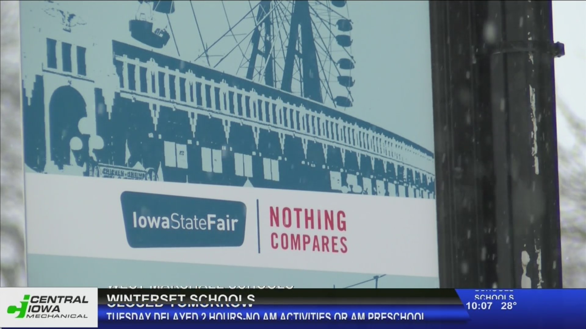 Six months from now, the Iowa State Fair will be underway. And with all this snwo and cold weather, it's nice to dream of a hot day at the fair, with all the indulgent foods.
