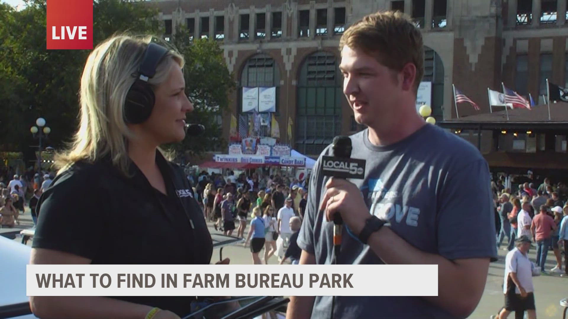 At Farm Bureau Park, the Bureau is hosting Young Farmer's Day with activities and games available.