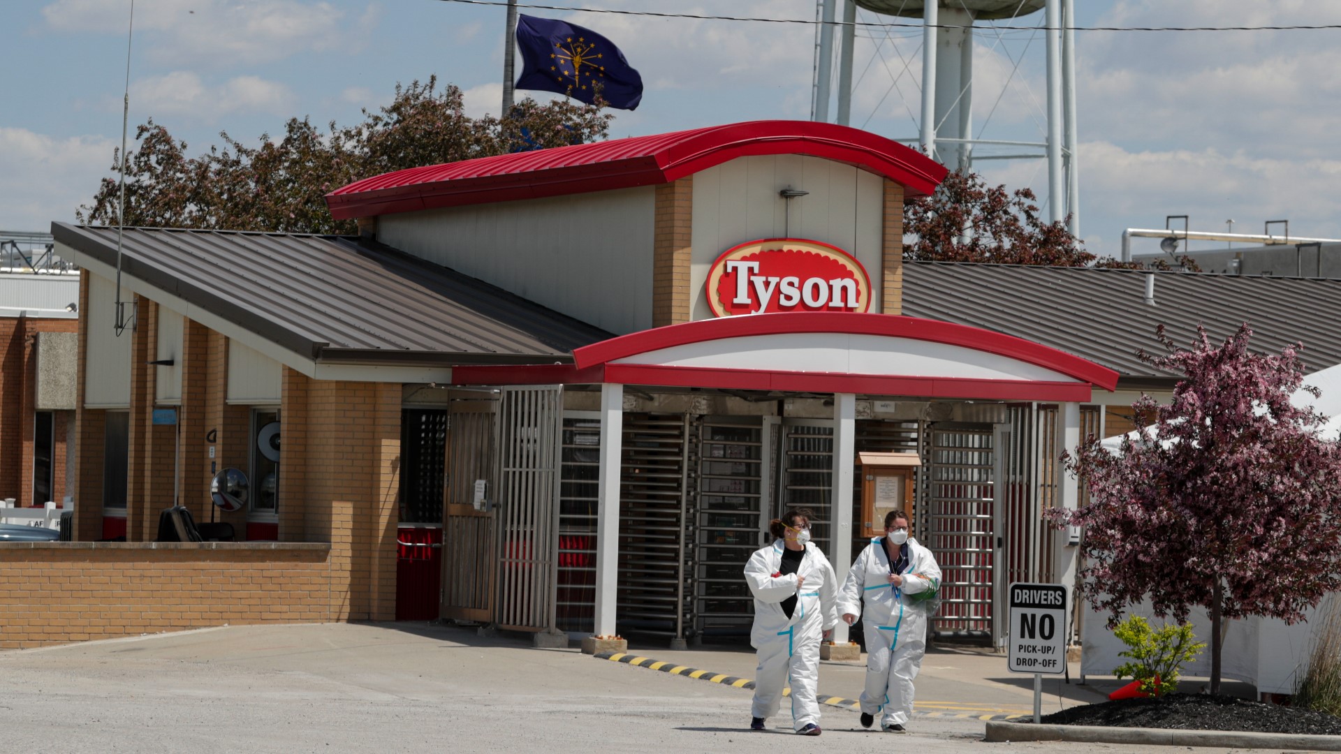 Tyson Foods says more than 96% of its workers have been vaccinated ahead of the company's Nov. 1 deadline for them to do so.