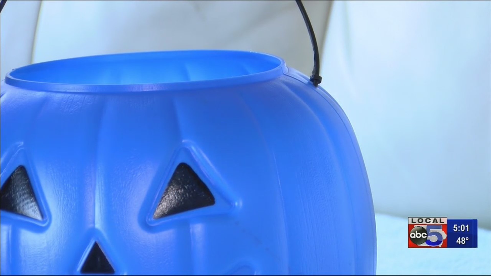 The meaning behind trickortreating with blue buckets