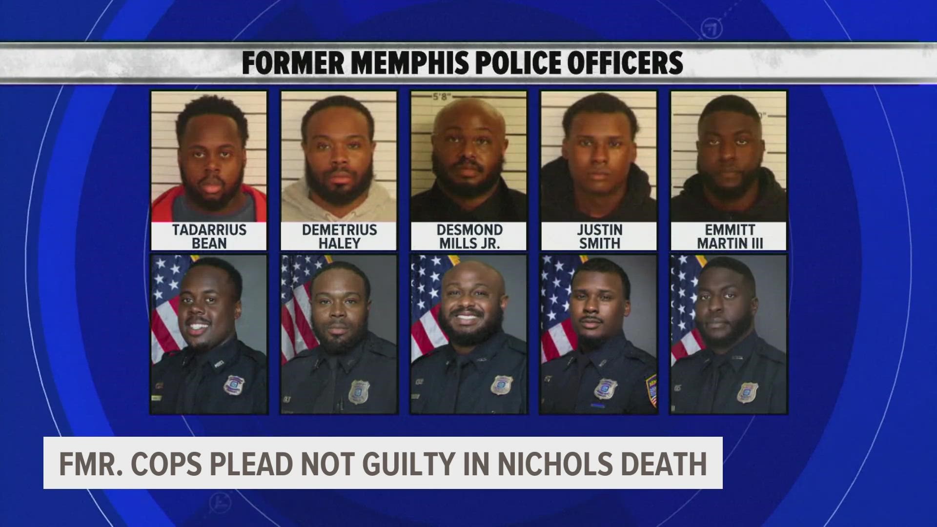 5 Memphis officers plead not guilty in death of Tyre Nichols ...
