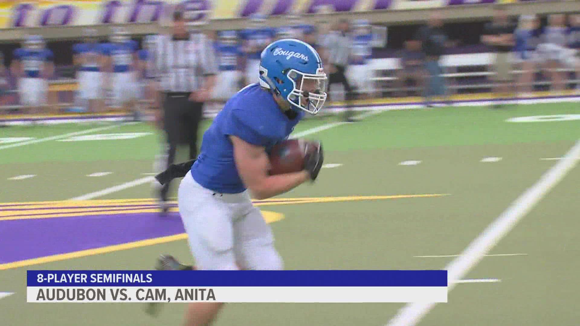 CAM topped Audubon 66-29 in the Cougars' first trip to the UNI Dome.