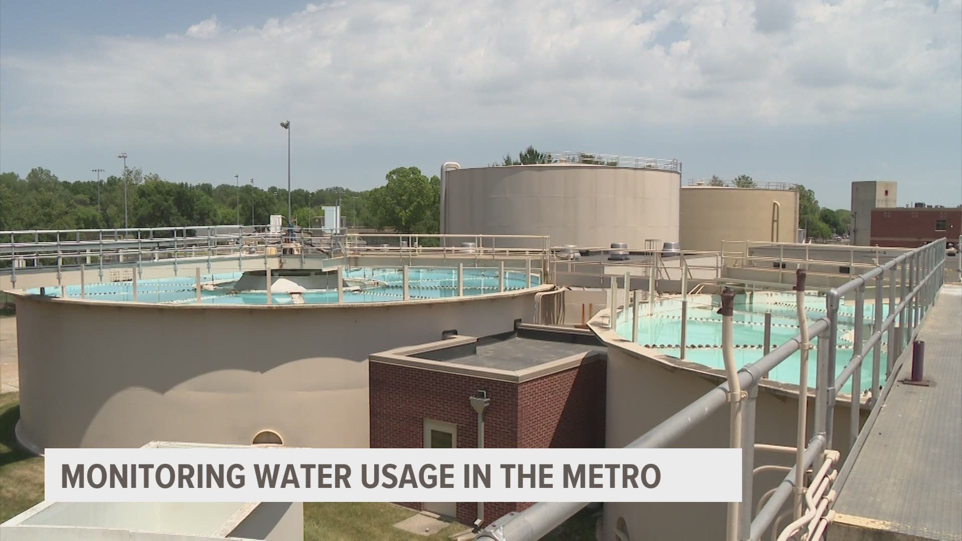 West Des Moines Water Works is able to monitor customer's usage in real-time. They're not looking at who's using too much water, but for irregularities.