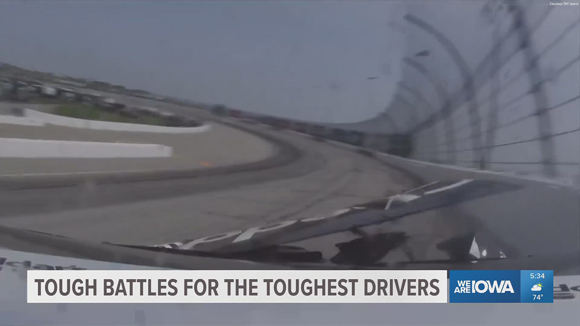 Tricky is a good word to use when describing the Iowa Speedway, where drivers are battling not only other drivers, but also the track itself.