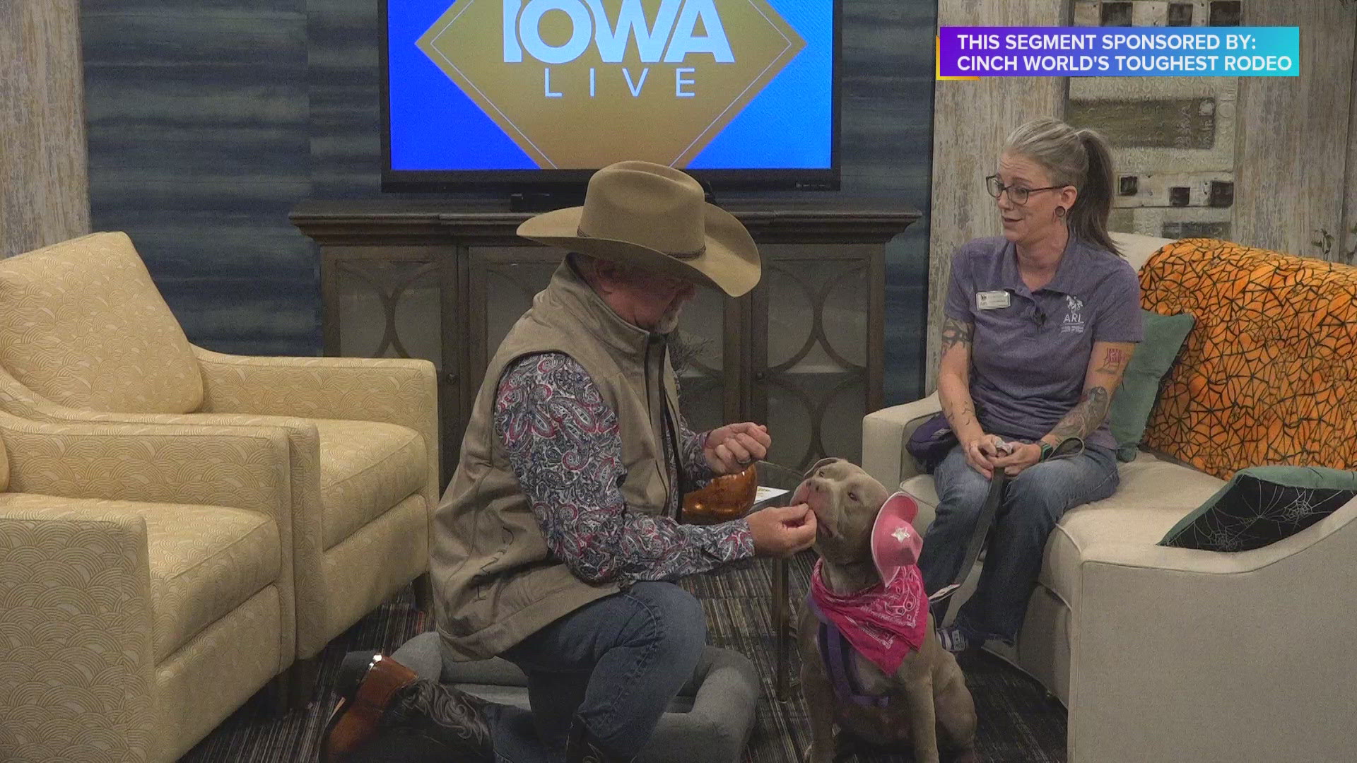 Thank you Cinch: World's Toughest Rodeo at the Iowa Events Center for sponsoring this segment with the Animal Rescue League. Tickets are on sale now | Paid Content