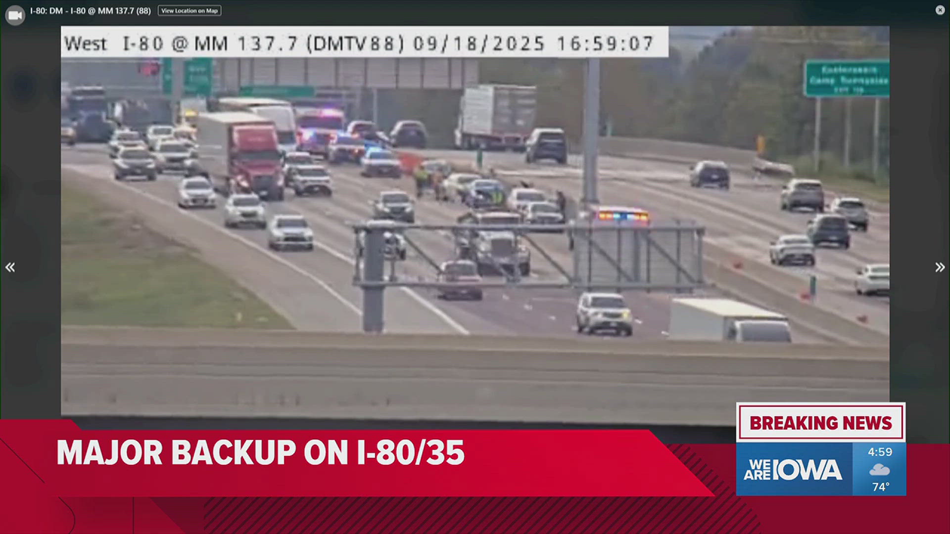Interstate 80 faces slowdown after crash in West Des Moines | weareiowa.com