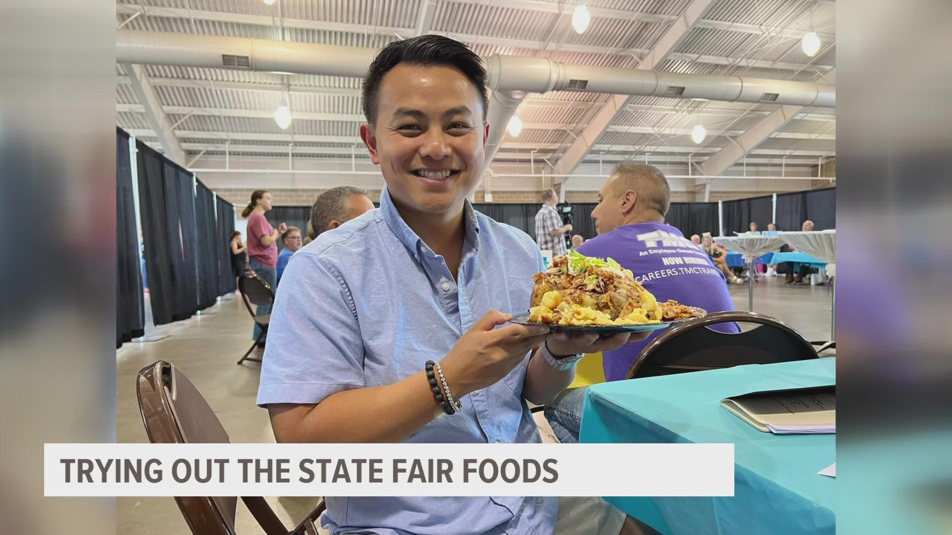 The team tried 10 new foods to help choose which treats would compete for the 2022 Iowa State Fair People's Choice Best New Food award.