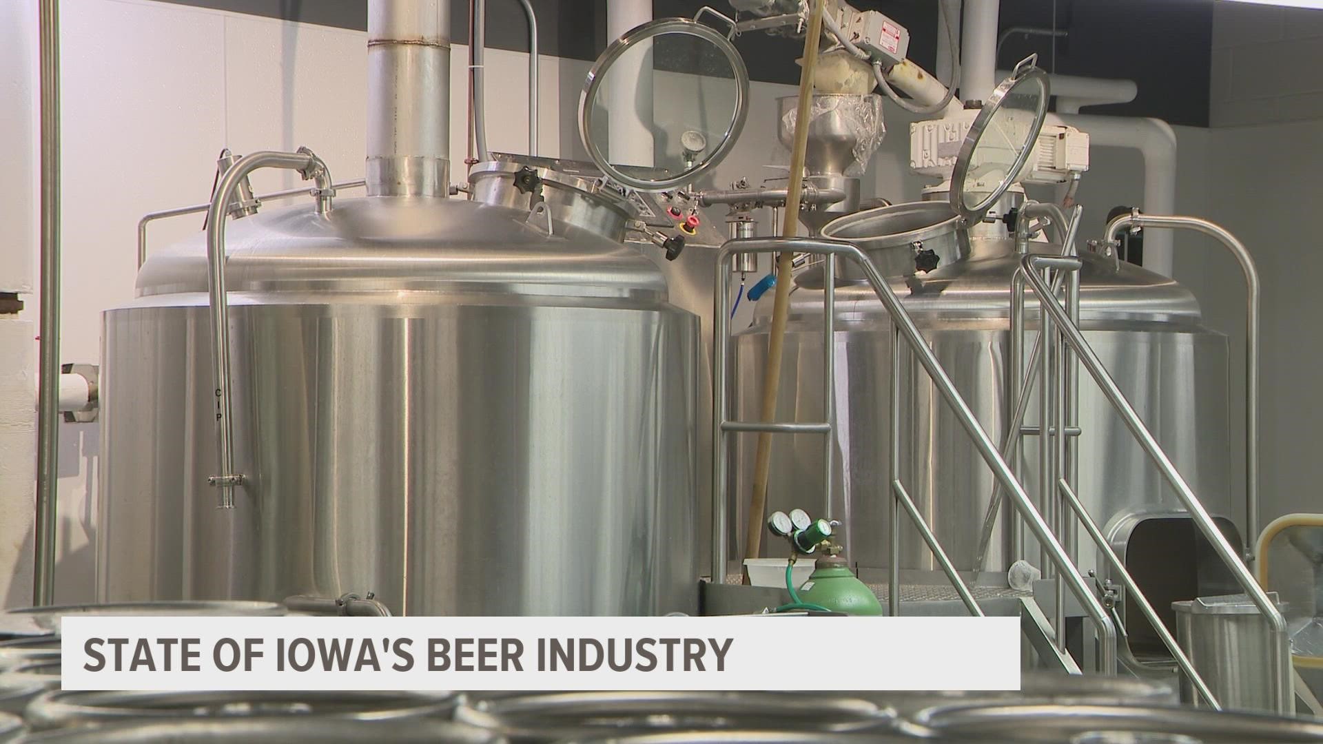 A carbon dioxide shortage is straining the beer industry nationwide; but is it affecting Iowa?