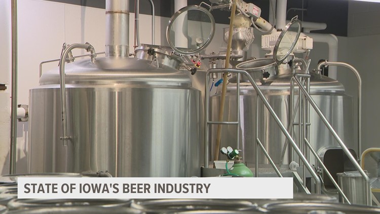 What's the state of Iowa's beer industry?