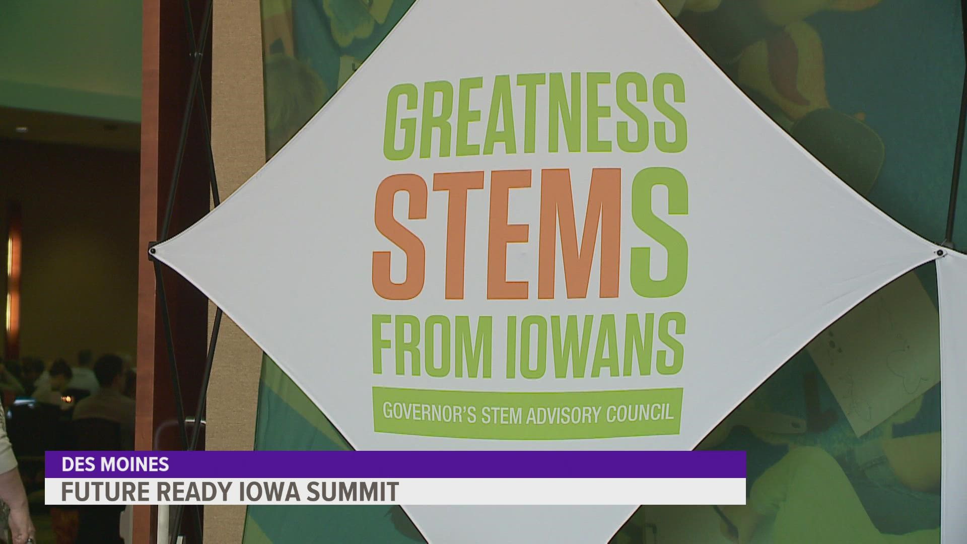The event brought elected officials, leaders from business and industry, education, nonprofits, students and others together to discuss critical aspects of STEM.