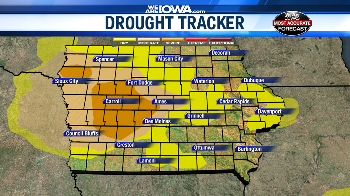 Drought conditions continue to grow across Iowa | weareiowa.com