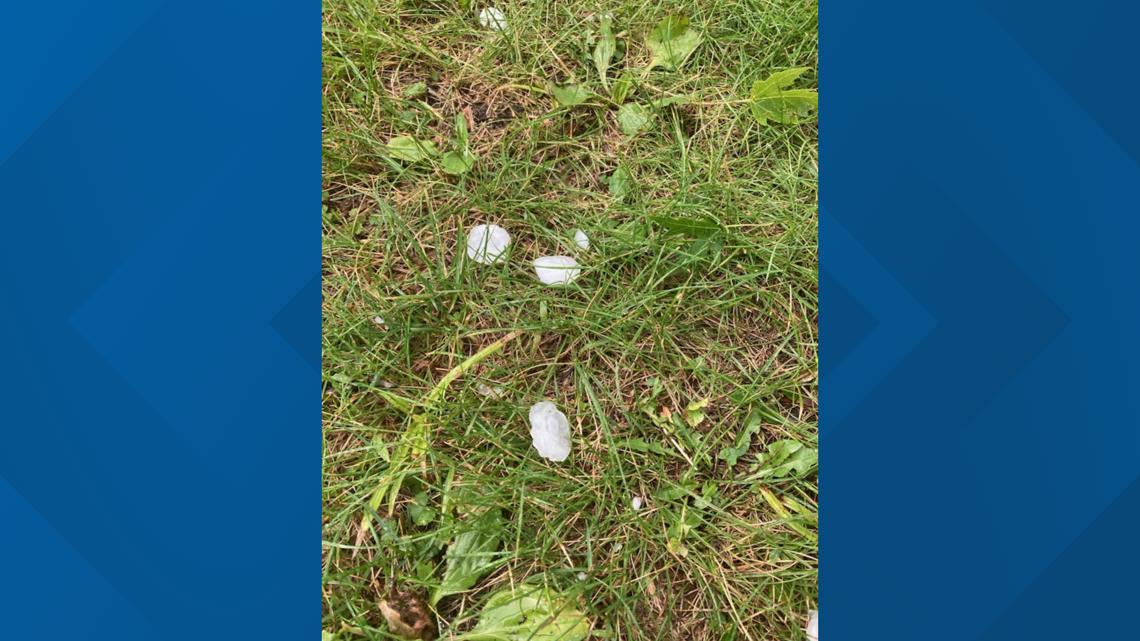 Hail storm sweeps through central Iowa (July 9, 2021)