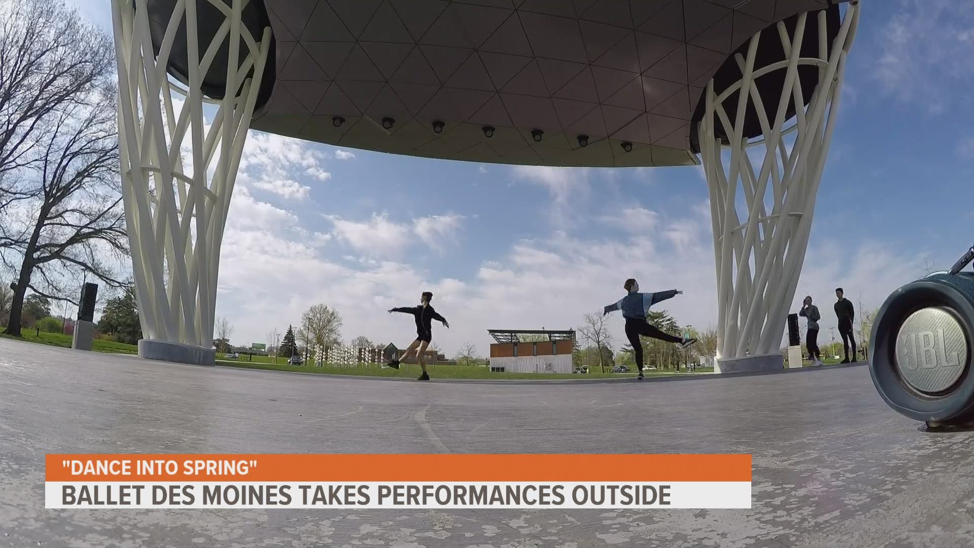 Ballet Des Moines prepares for state wide outdoor tour this weekend at the Lauridsen Amphitheater.