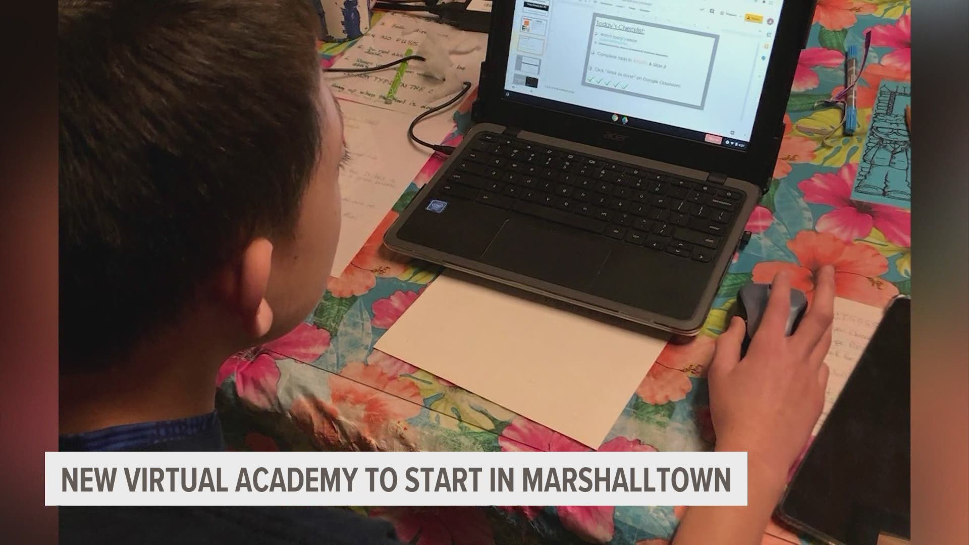 A new virtual option will be available to Pre-K to 12th-grade students across the state through the Marshalltown Virtual Academy.