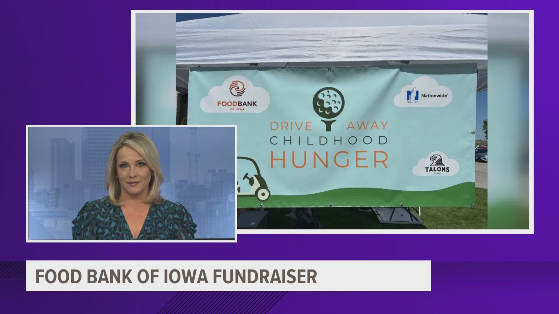 The organization raised almost $170,000 to help children in Iowa who are struggling with food insecurity.