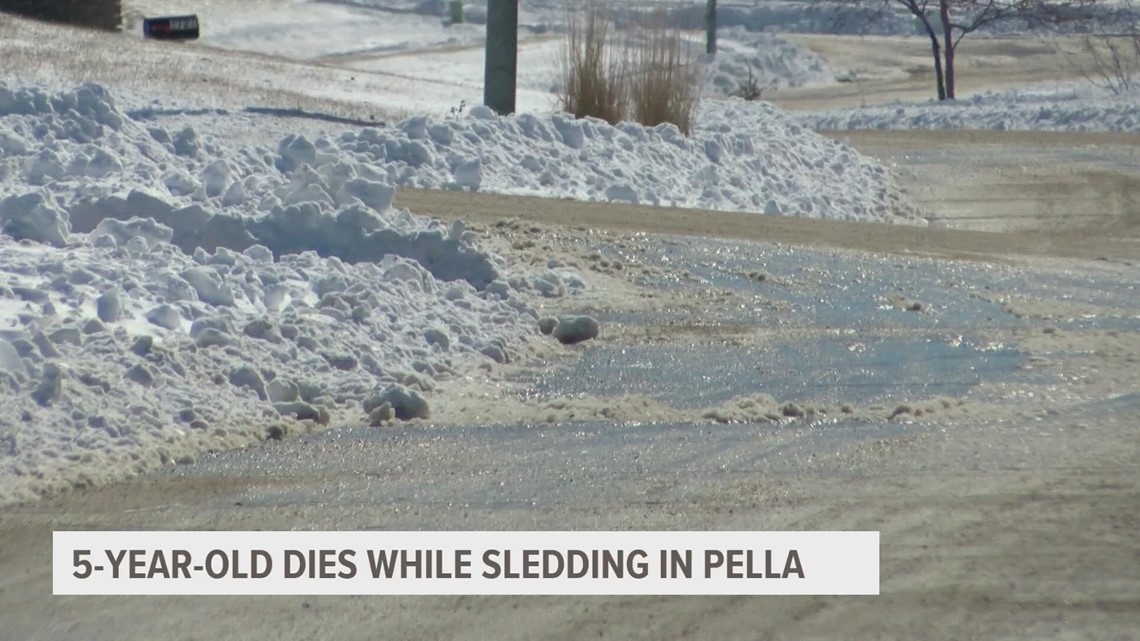5yearold dies in sledding accident, Pella police say