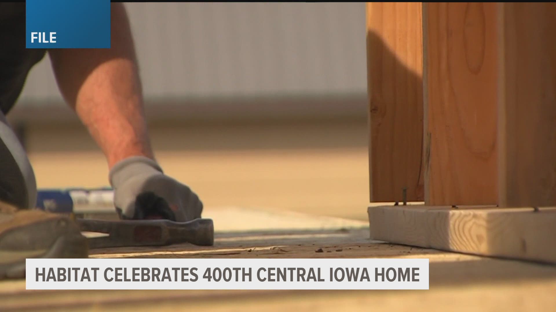 The Greater Des Moines Habitat for Humanity dedicated their 400th home to a family of four.