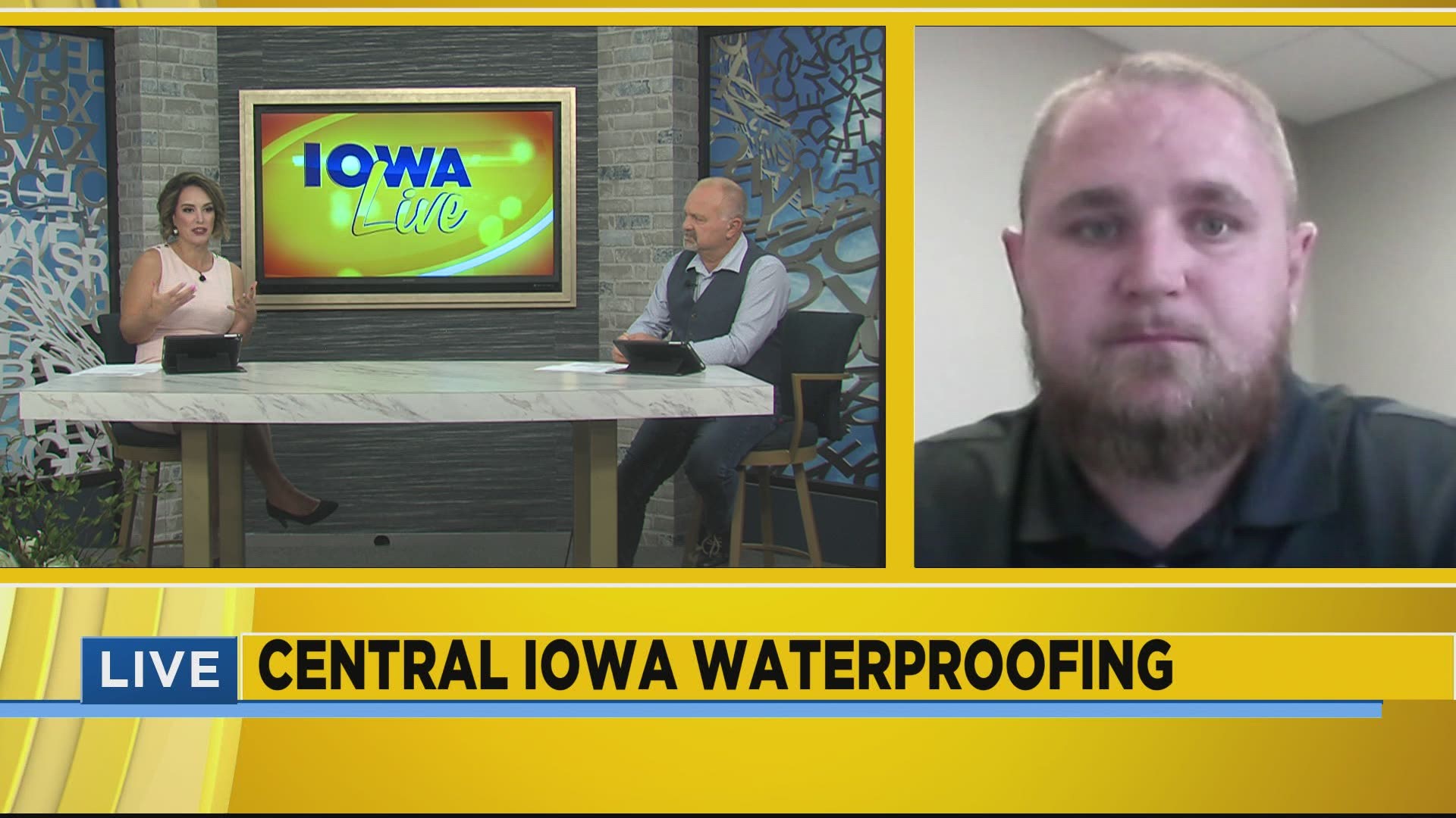 Lou and Jackie talk with Central Iowa Waterproofing and learn about their services