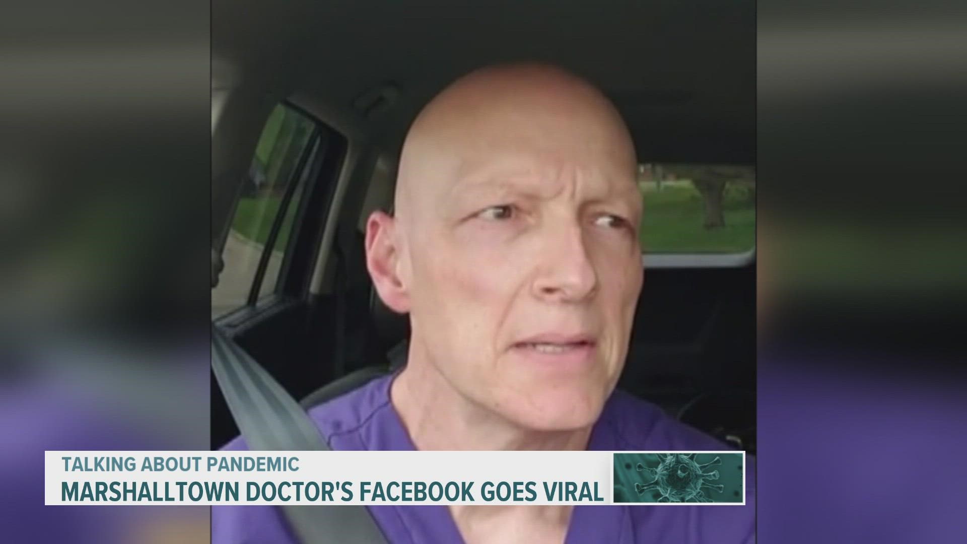 Dr. Lance VanGundy doesn't normally use Facebook, but when he posted a video talking about the pandemic this week, it was shared thousands of times.