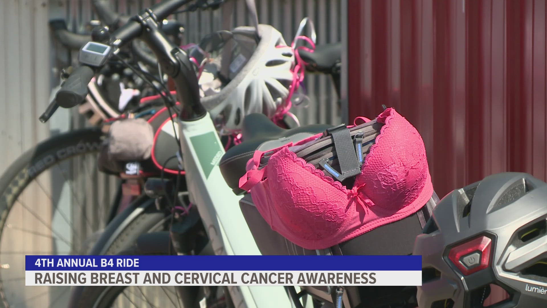 The event is held to raise money and awareness for breast and cervical cancer.