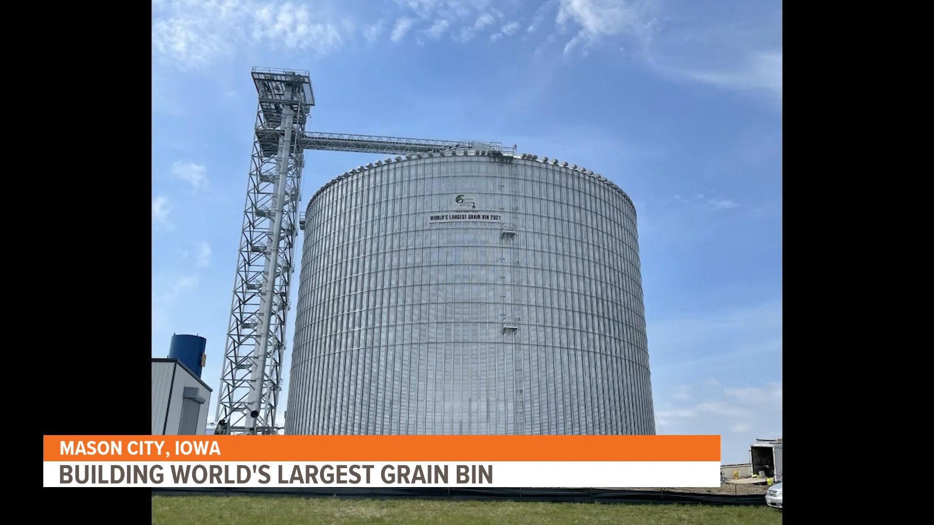 Take a trip to Mason City and you'll see a grain bin large enough to hold 2.2 million bushels or a 767 Boeing Jet.