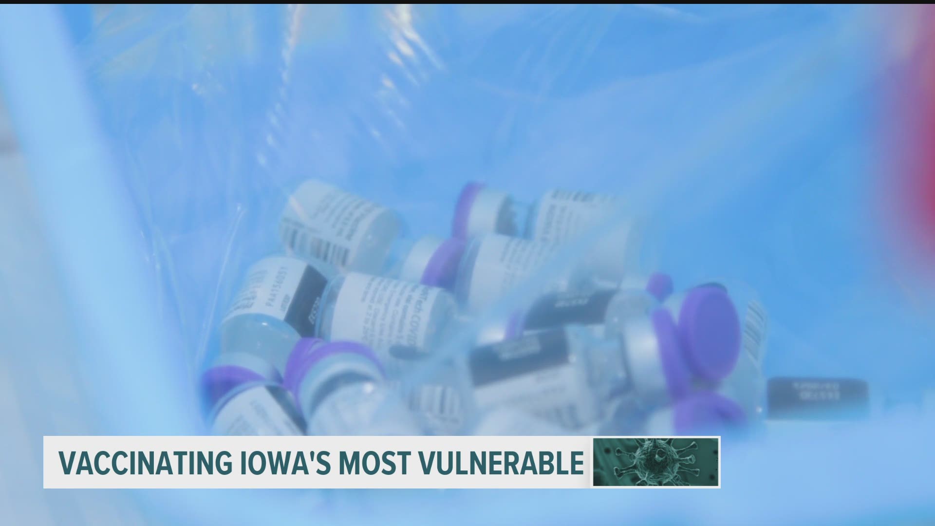 Iowa will start vaccinating long-term care residents and staff starting Dec. 28.