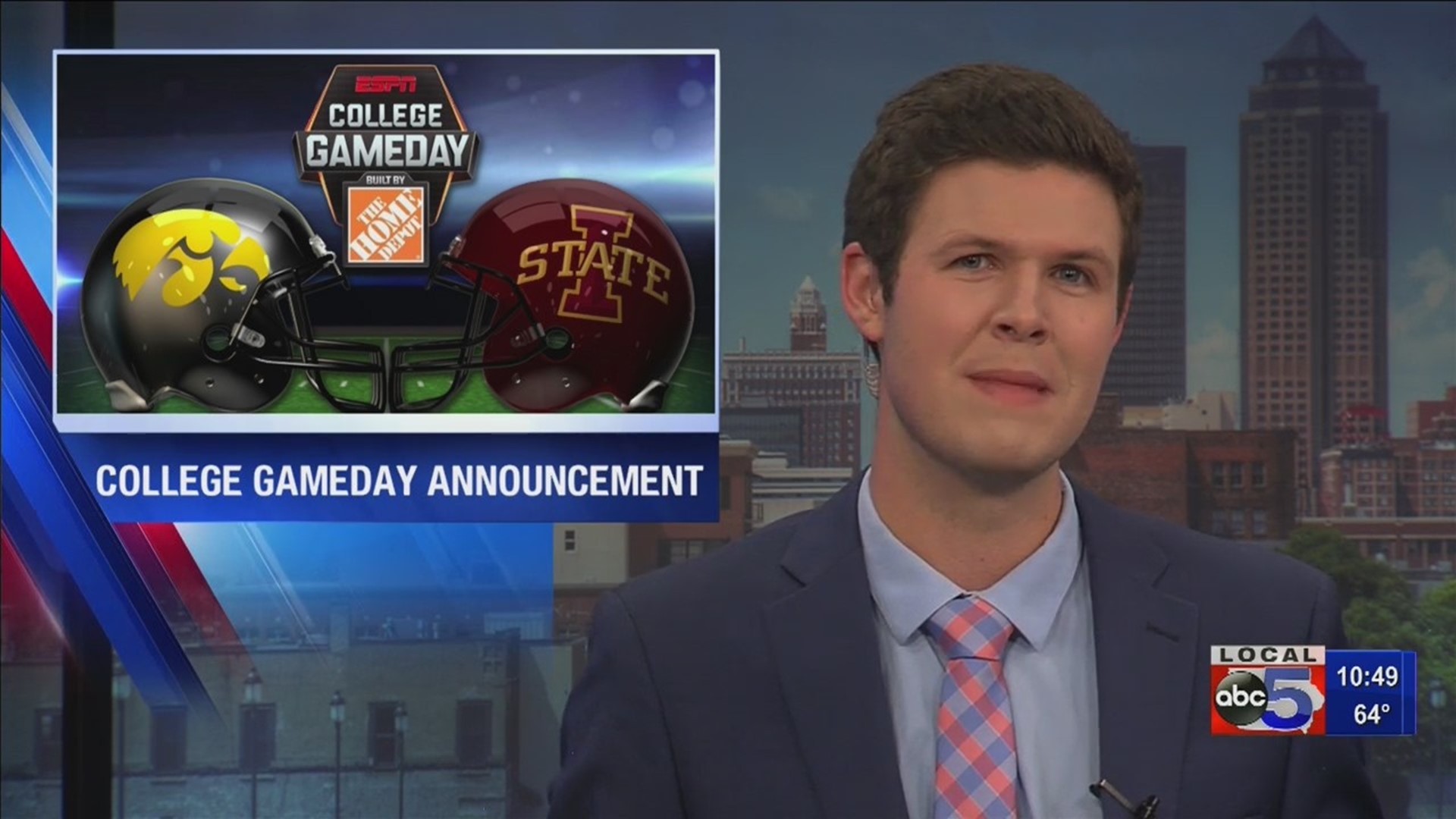 College Gameday to Ames