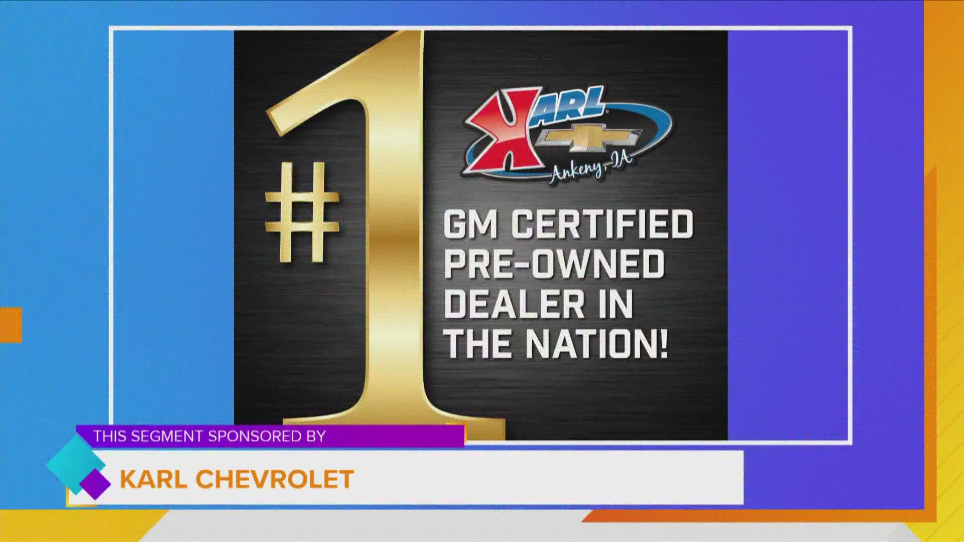 Karl Chevrolet is proud to announce they are the #1 Dealer in the Nation for GM Certified Pre-Owned Vehicles as they celebrate 44 years in business | Paid Content