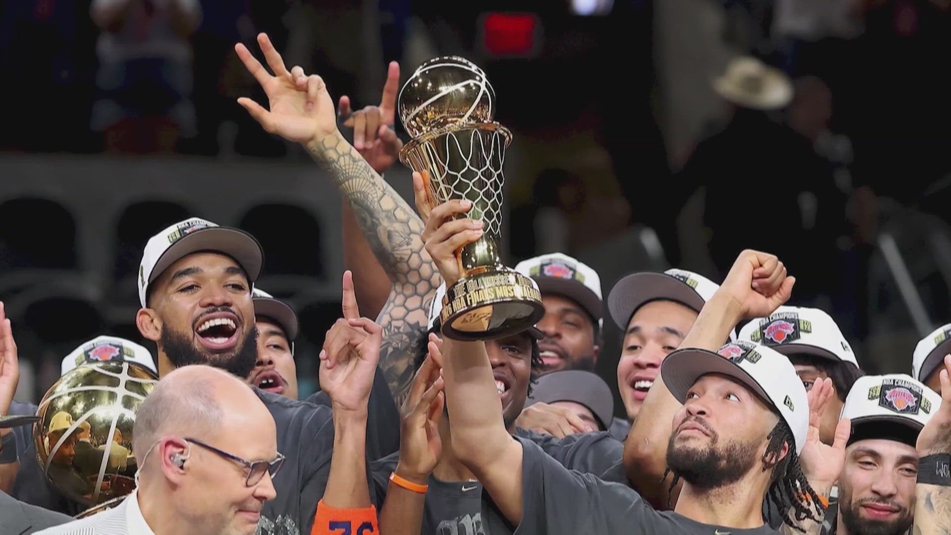 Knicks win first NBA title in decades with 94-90 victory over Spurs in ...