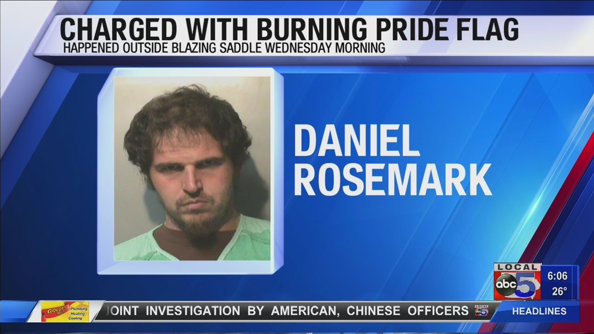 man convicted for burning gay flag