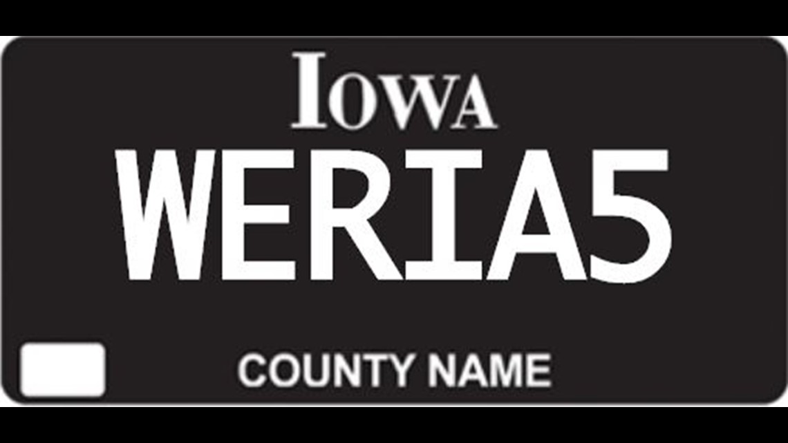 Back in black Iowa DOT offers convenient way to get numbered blackout