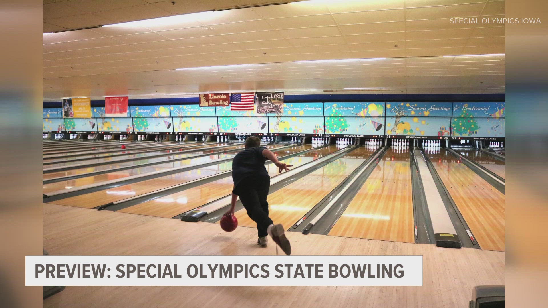 More than 1,400 athletes are competing in the Special Olympics Iowa State Bowling competitions.