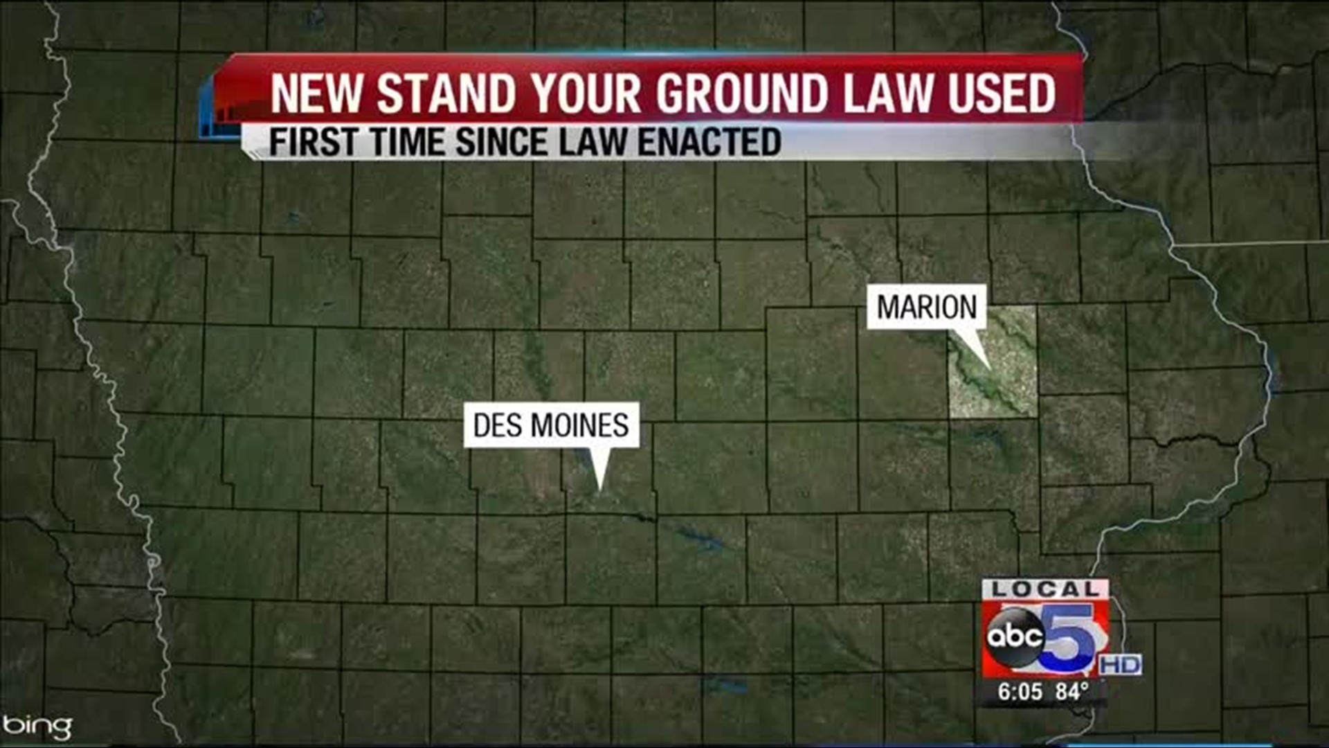 ‘Stand your ground’ law applied to Iowa case