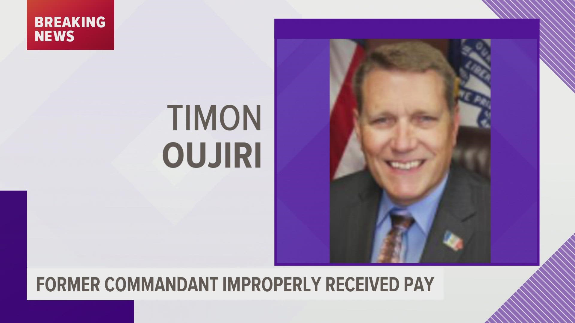 The state auditor's report says $105,412.85 of improper disbursements were made, including just over $90,000 paid to Timon Oujiri.