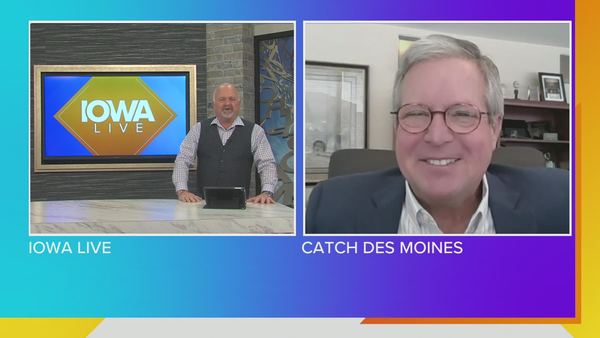 Greg Edwards, President/CEO of Catch Des Moines,  reminds us of some of the things happening around town including the Home Show, Hockey, Rodeo & Dome After Dark!