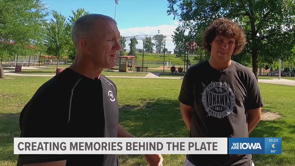 Umpiring a family affair for Iowa father and son