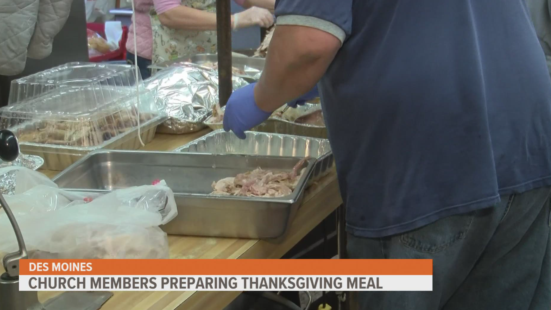 The Thanksgiving dinner drive-thru started at 11:00 a.m. and ended at 1:00 p.m.