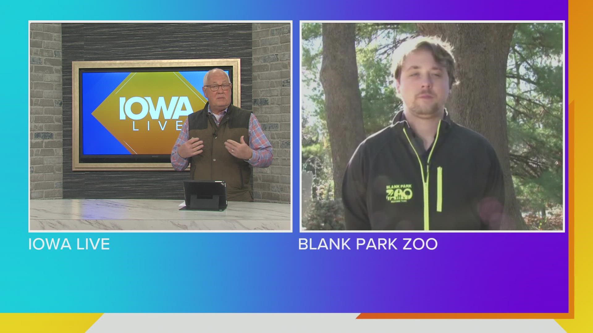 Colin Muehleisen with the Blank Park Zoo shares with guest host Terry Rich some great holiday gift ideas that last all year!